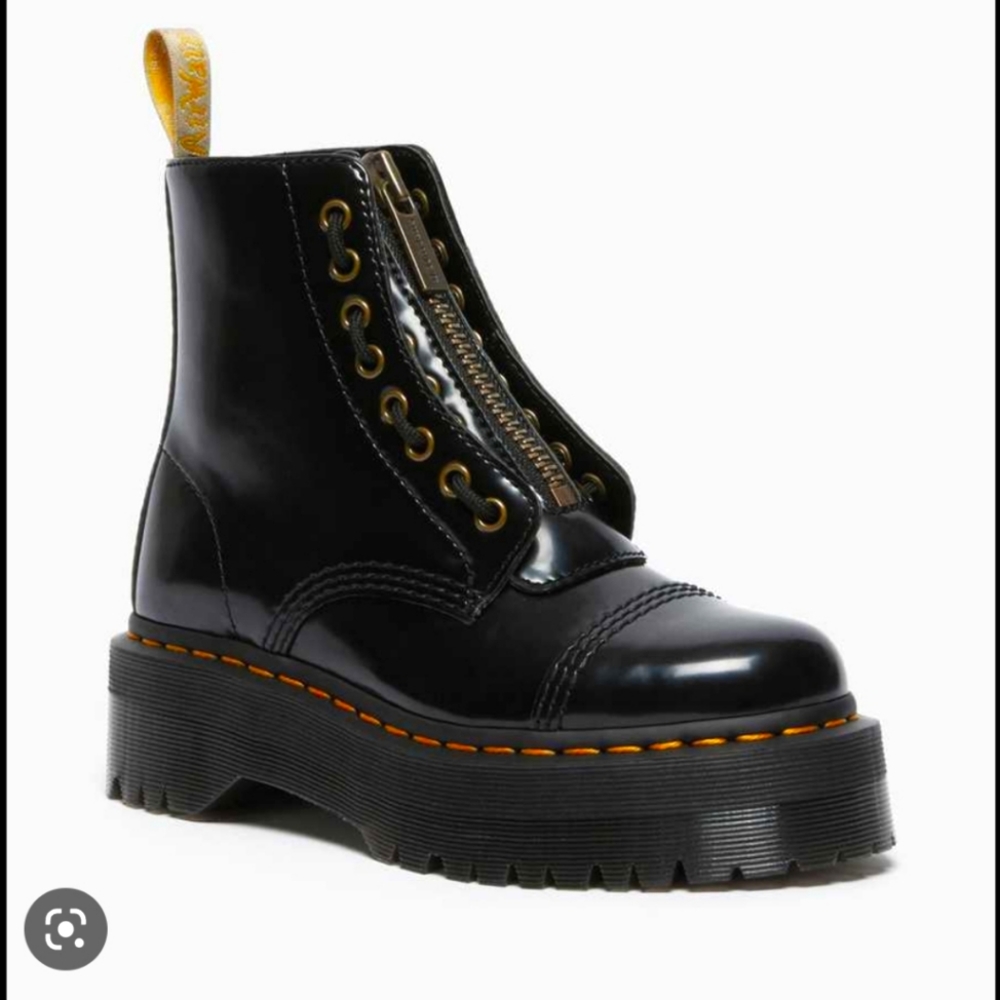 Vegan Dr. Martens Sinclair Platform Boots